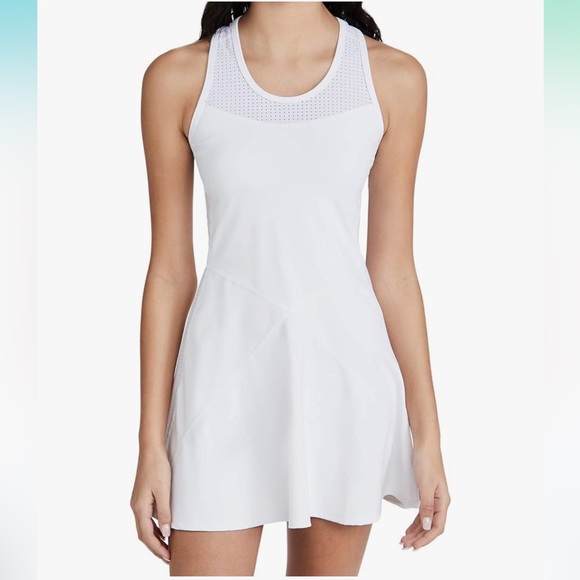 ALALA Serena Dress White Racerback Athletic Tennis Dress NEW Size Medium - Picture 1 of 13